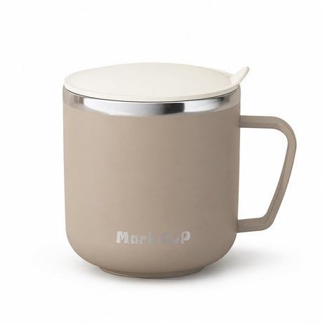 Lightweight 304 Stainless Steel Mug With Lid - Yorkn Inc✅