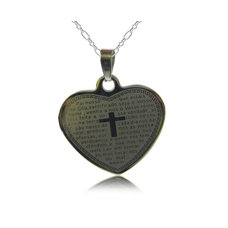 Love Shape Cross Necklace - Yorkn Inc✅