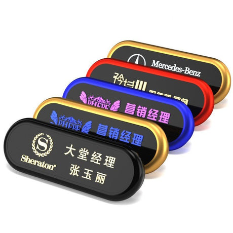 Luminous Name Badge - Yorkn Inc✅