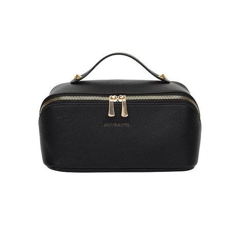 Lychee Texture Pu Leather Makeup Bag Cosmetic Pouch - Yorkn Inc✅