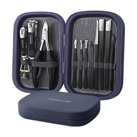 Manicure Set Pedicure Kits Stainless Steel Nail Clipper Personal Care Tools With Plastic Case - Yorkn Inc✅