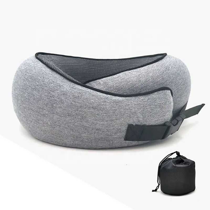 Memory Foam Neck Pillow With Pillowcase - Yorkn Inc✅