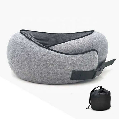 Memory Foam Neck Pillow With Pillowcase - Yorkn Inc✅