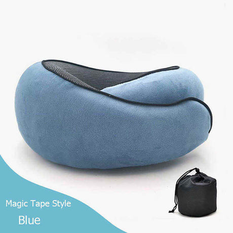Memory Foam Neck Pillow With Pillowcase - Yorkn Inc✅