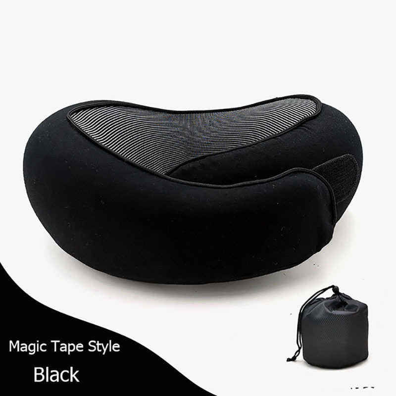 Memory Foam Neck Pillow With Pillowcase - Yorkn Inc✅