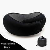 Memory Foam Neck Pillow With Pillowcase - Yorkn Inc✅
