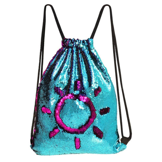 Mermaid Sequin Drawstring Backpack - Yorkn Inc✅