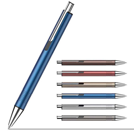Metal Aluminum Barrel Ballpoint Pen With Pocket Clip - Yorkn Inc✅