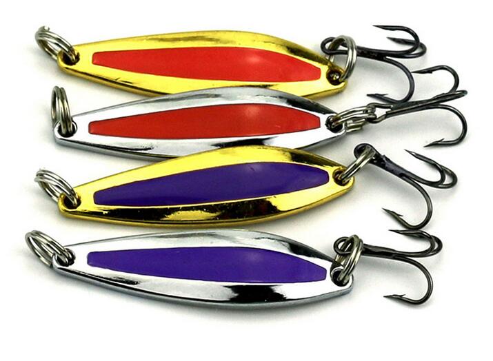 Metal Fishing Lure With Hook - 4.7 Cm Long - Yorkn Inc✅