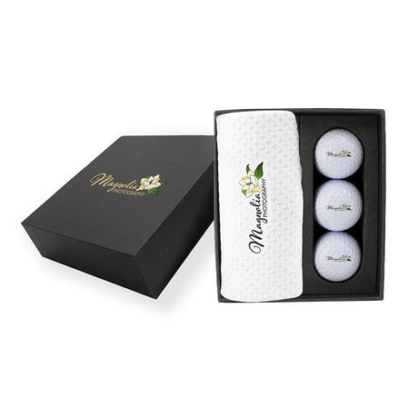 Mini Presentation Box Towel & Golf Balls - Yorkn Inc✅