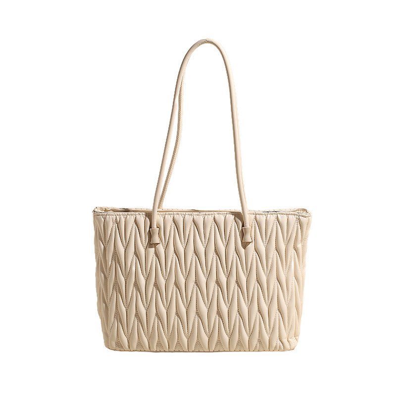 Minimally Pleated Tote Bag - Yorkn Inc✅