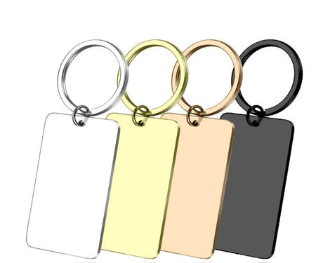Mirror Stainless Steel Keychain - Yorkn Inc✅