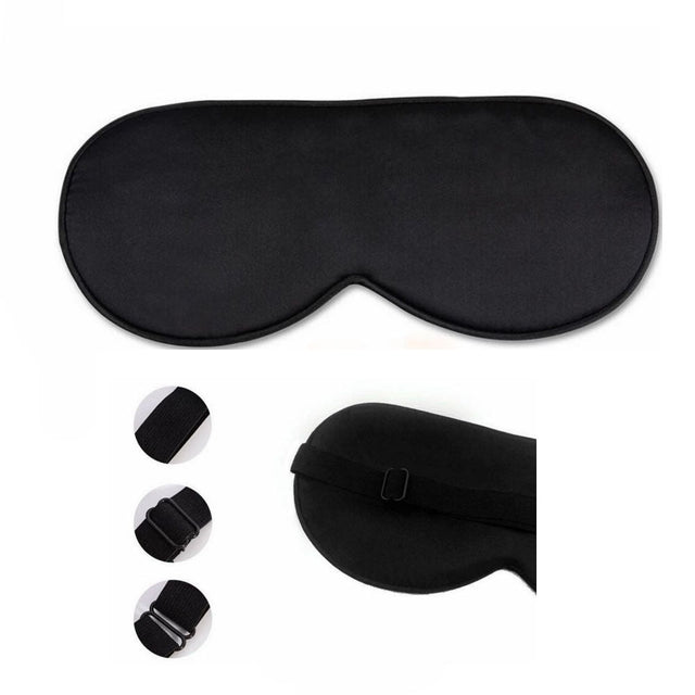 Mulberry Silk Eye Mask With Adjustable Strap - Yorkn Inc✅