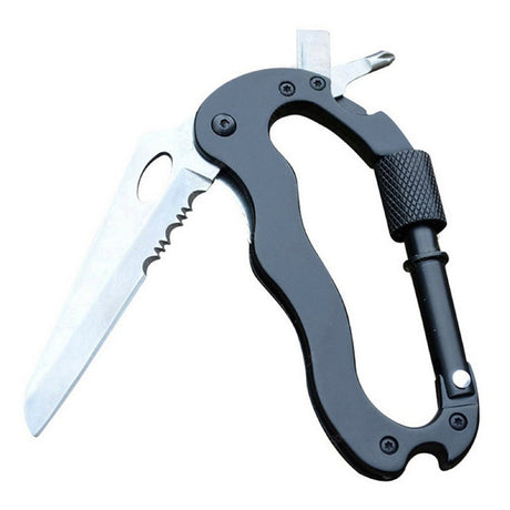 Multi Tool Carabiners With Knife Screwdriver Bottle Opener - Yorkn Inc✅