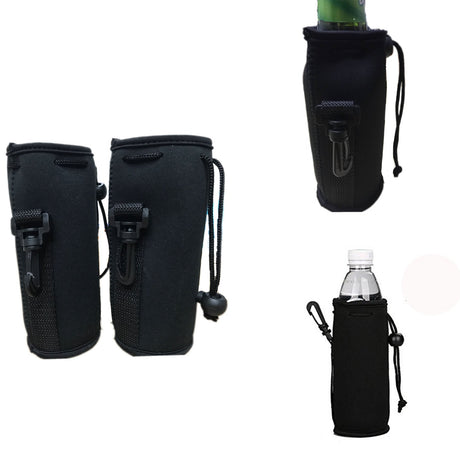 Neoprene Bottle Drawstring Cooler Cover Holder - Yorkn Inc✅