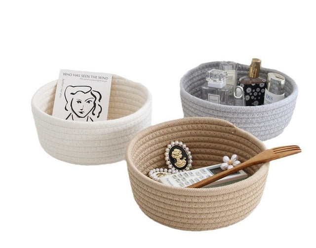 Nordic Cotton Rope Basket - Yorkn Inc✅