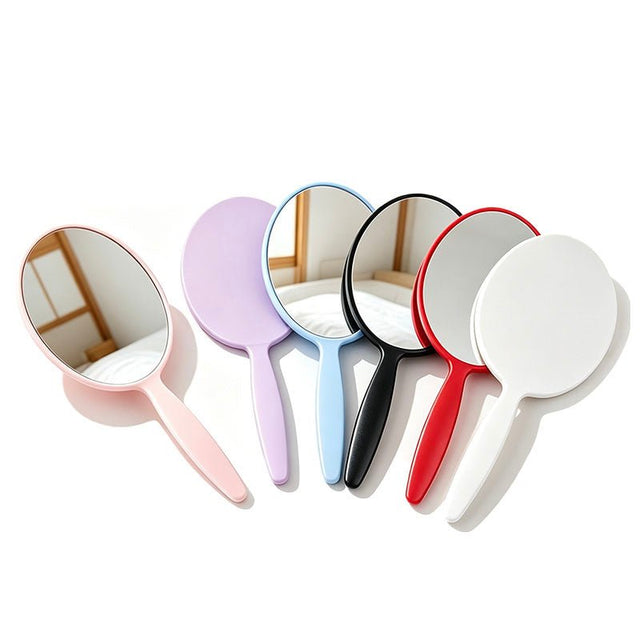 Oval Handheld Makeup Mirror - Yorkn Inc✅