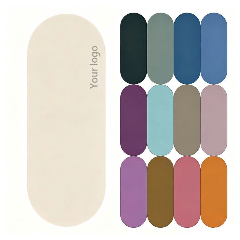 Oval Pu Rubber Anti-slip Yoga Mat - Yorkn Inc✅