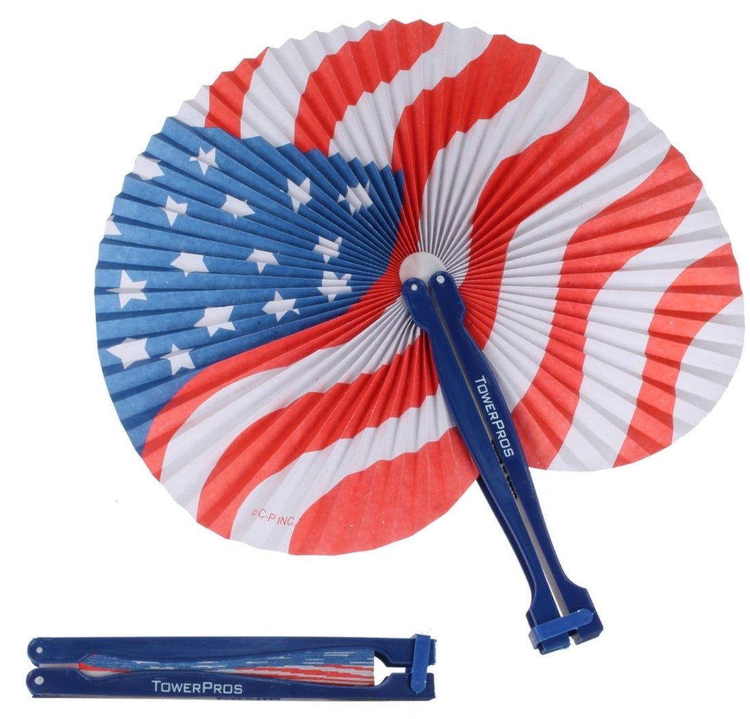 Patriotic Folding Fan - Yorkn Inc✅