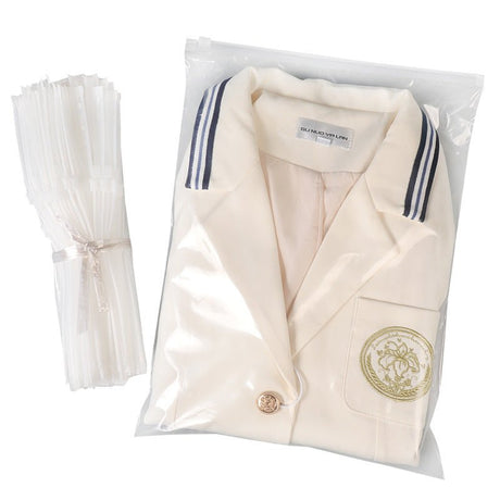 Pe Transparent Zipper Bag - 13 Inches X 19 Inches - Yorkn Inc✅