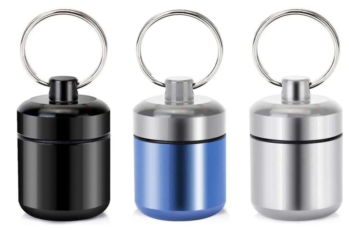 Pill Holder Keychain Container - Yorkn Inc✅