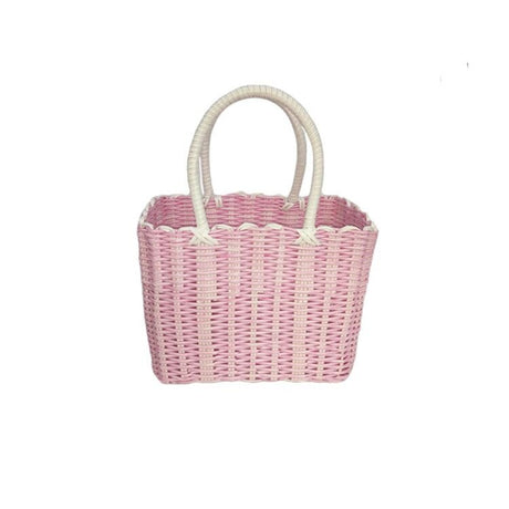 Pink Rattan Baskets - Yorkn Inc✅