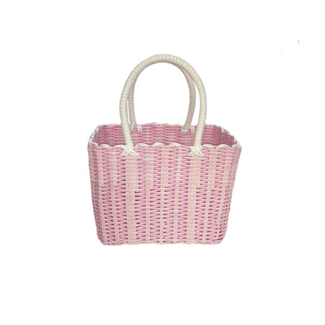 Pink Rattan Baskets - Yorkn Inc✅