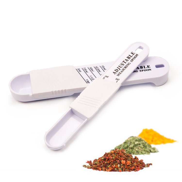 Plastic Adjustable Measuring Spoon Set - Yorkn Inc✅