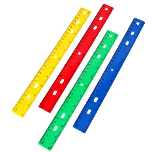 Plastic Color Ruler - Yorkn Inc✅