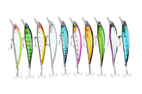 Plastic Fishing Lure With Hook - 11.2 Cm Long - Yorkn Inc✅