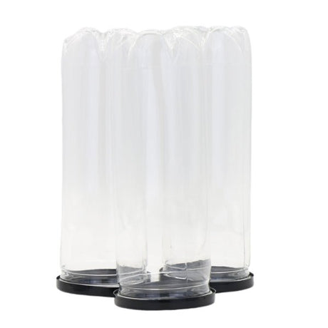 Plastic Jar With Black Lid - Yorkn Inc✅