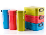 Plastic Lunch Box With Water Bottle - Yorkn Inc✅