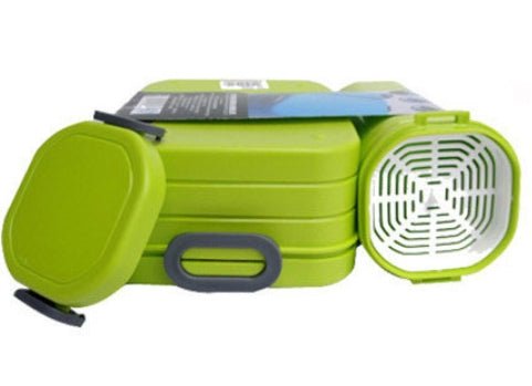 Plastic Lunch Box With Water Bottle - Yorkn Inc✅
