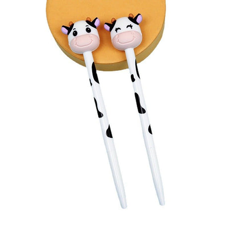 Plastic Pen With Cow Design - Yorkn Inc✅