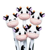 Plastic Pen With Cow Design - Yorkn Inc✅