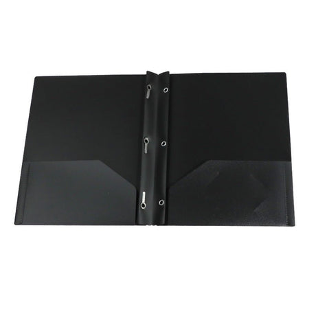 Plastic Prong Folder With Dual Pocket - Yorkn Inc✅