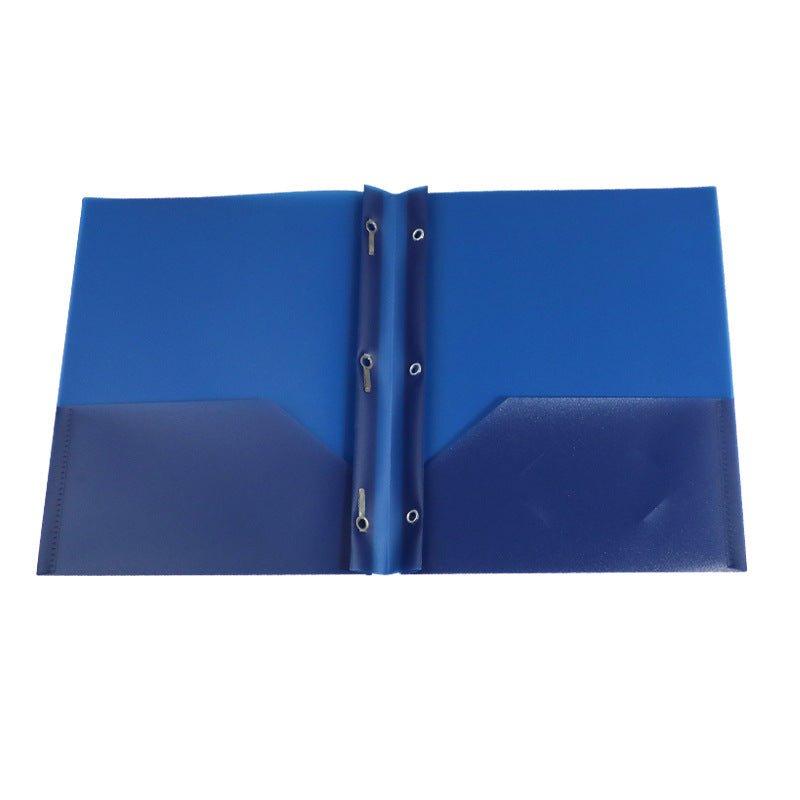 Plastic Prong Folder With Dual Pocket - Yorkn Inc✅