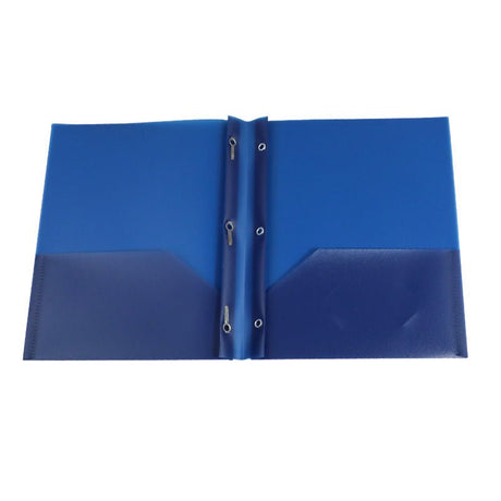 Plastic Prong Folder With Dual Pocket - Yorkn Inc✅
