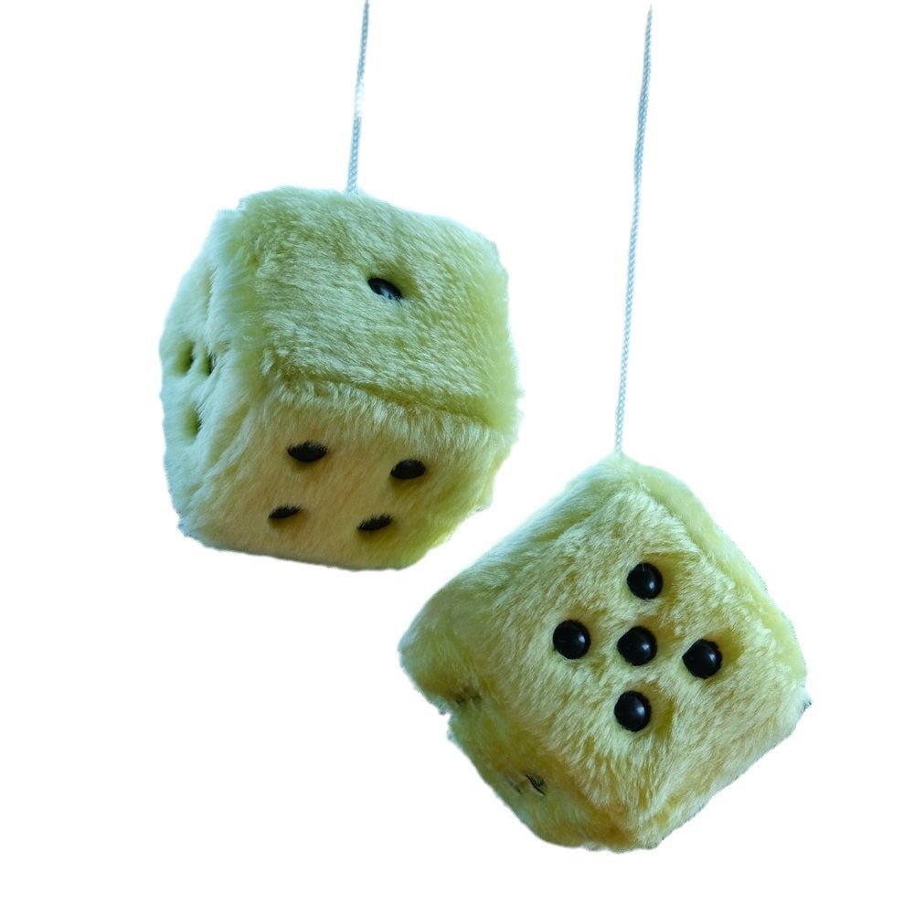 Plush Dice Car Pendant - Yorkn Inc✅