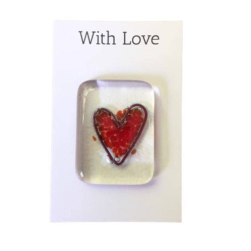 Pocket Token Fused Glass Heart - Yorkn Inc✅