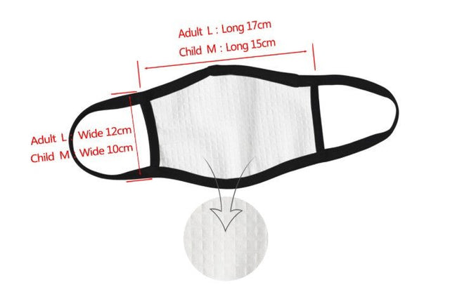 Polyester/cotton Sublimation Face Mask - Yorkn Inc✅
