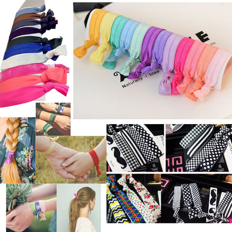 Ponytail Ties Hairband Printed Bracelet - Yorkn Inc✅