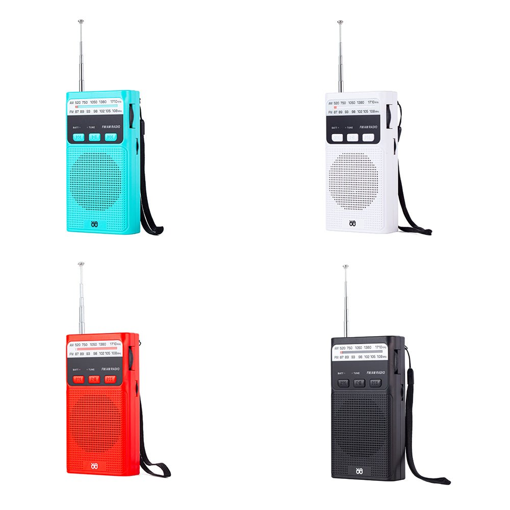 Portable Rechargeable Radio With Built - in Led Flashlight - Yorkn Inc✅