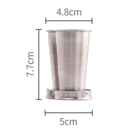 Portable Stainless Shot Cup - Yorkn Inc✅
