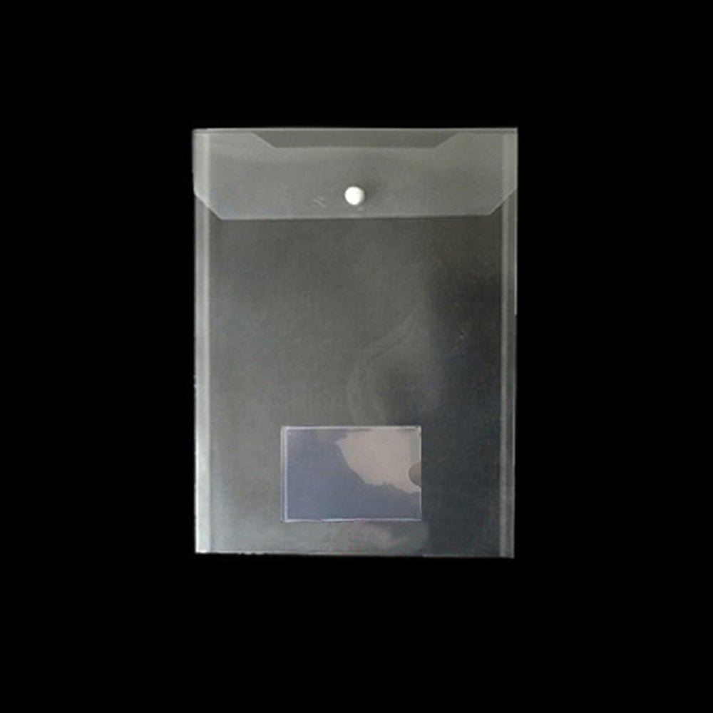 Premium A4 Plastic Snap - button Document Folder - Yorkn Inc✅