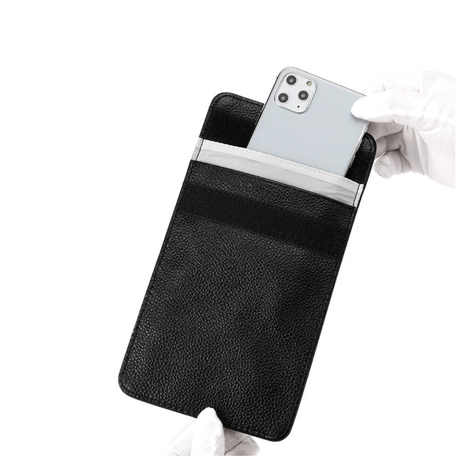 Premium Leather Signal - blocking & Rfid Shielding Pouch - Yorkn Inc✅