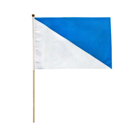 Premium Polyester Hand - wave Flag With Wooden Handle - Yorkn Inc✅