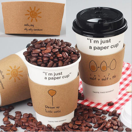 Protective Corrugated Coffee Cup Sleeves For 16 Oz - Yorkn Inc✅