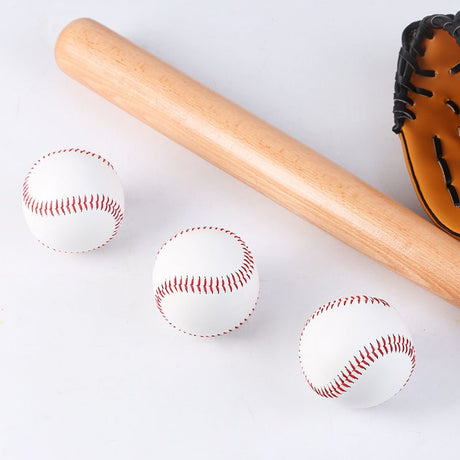 Pu Leather Baseball Match Wood Bat - Yorkn Inc✅