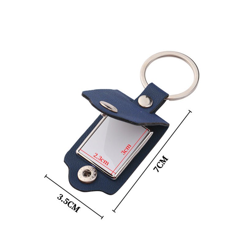 Pu Leather Photo Frame Keychain - Yorkn Inc✅